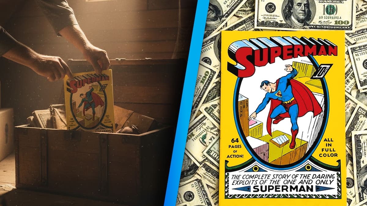 Tres hermanos encontraron un viejo cómic de Superman en el ático de su madre difunta, lo subastaron… y terminó convirtiéndose en el más caro de la historia