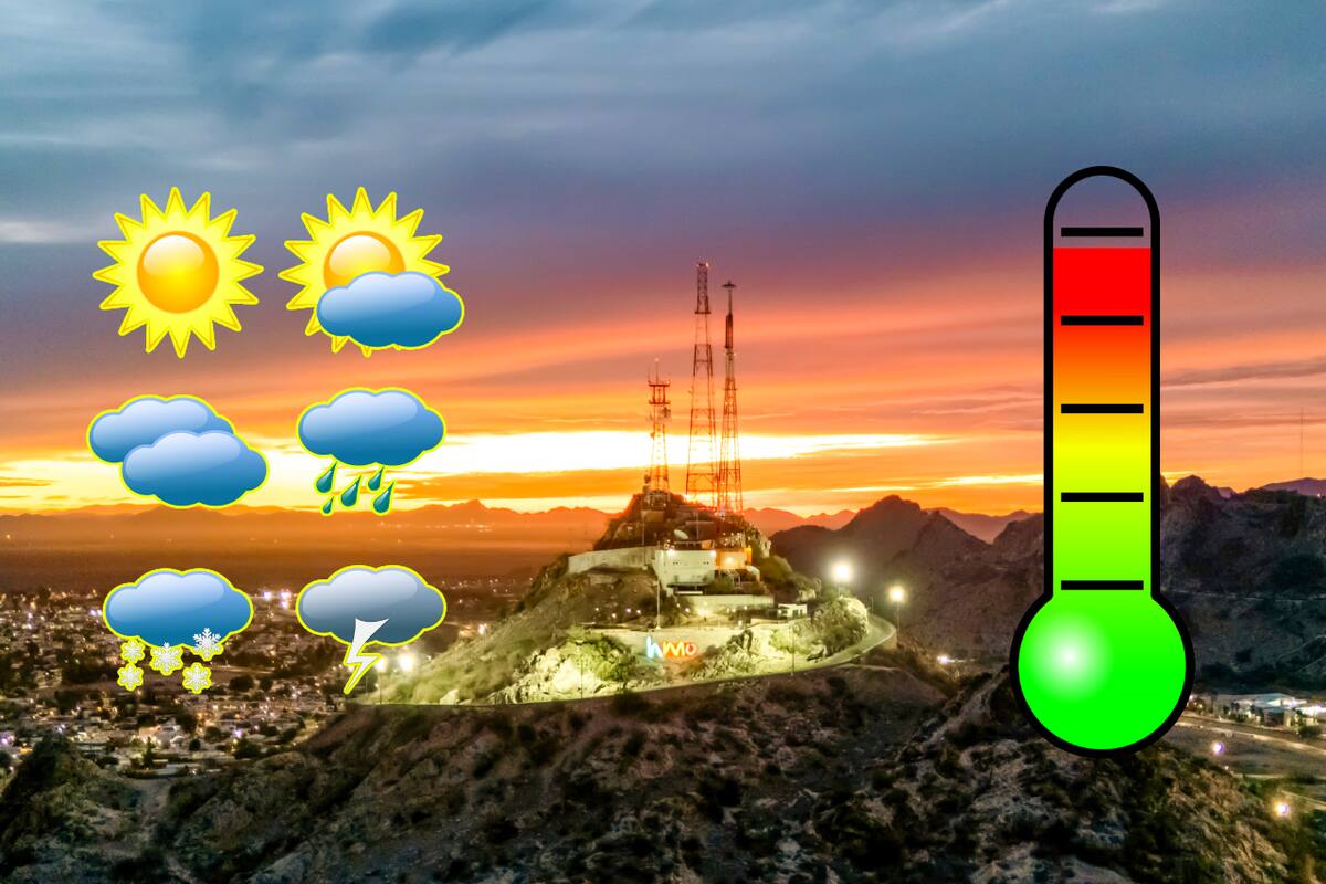Esperan frente frío en Hermosillo a partir del jueves con estas temperaturas y pronostican calor en Semana Santa