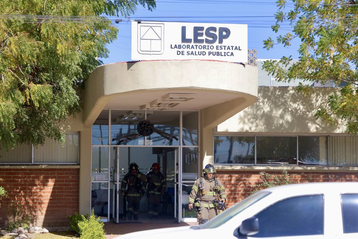 Evacuan el Laboratorio Estatal de Salud Pública por fuga de gas