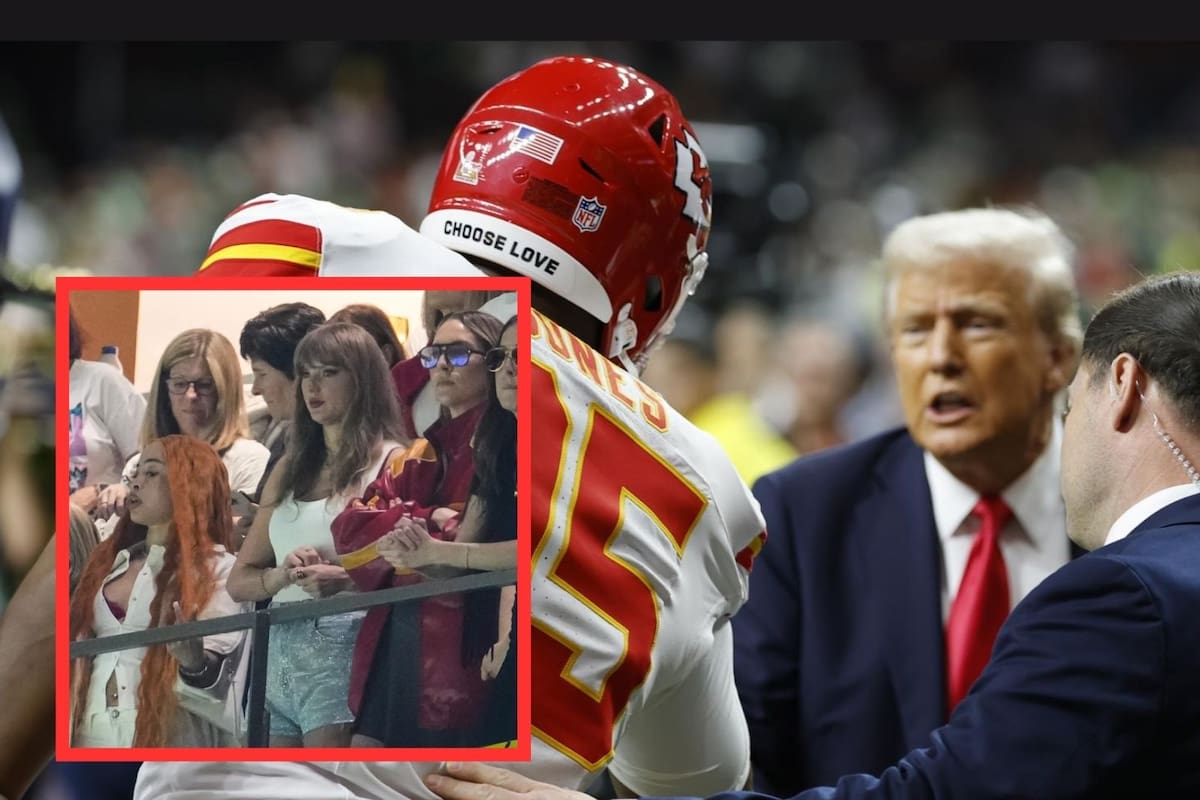 Trump se burla del abucheo a Taylor Swift en el Super Bowl: “MAGA no perdona”