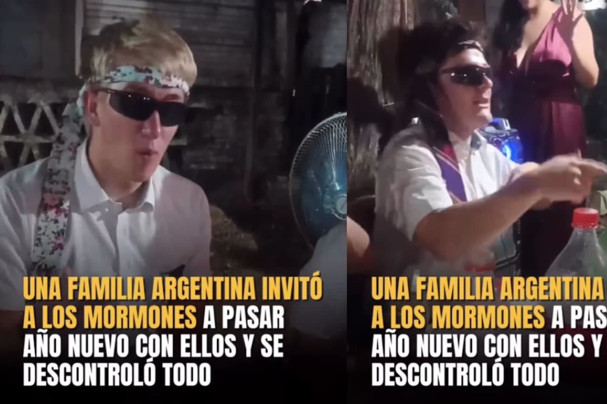 “Ellos son el ambiente”: mormones se vuelven virales tras ser invitados a una fiesta de Año Nuevo por una familia argentina