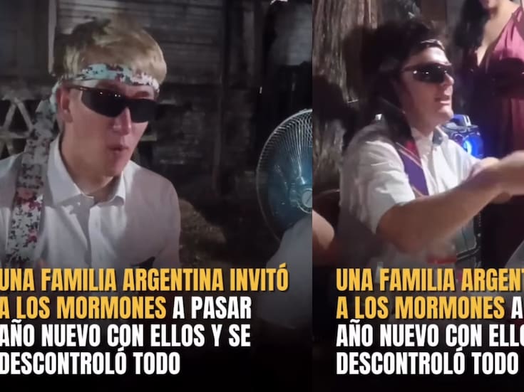 “Ellos son el ambiente”: mormones se vuelven virales tras ser invitados a una fiesta de Año Nuevo por una familia argentina