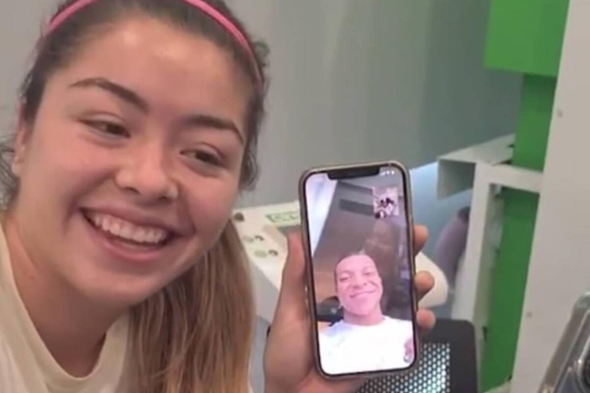 Jugadoras mexicanas de Tigres Femenil hablan con Kylian Mbappé por videollamada