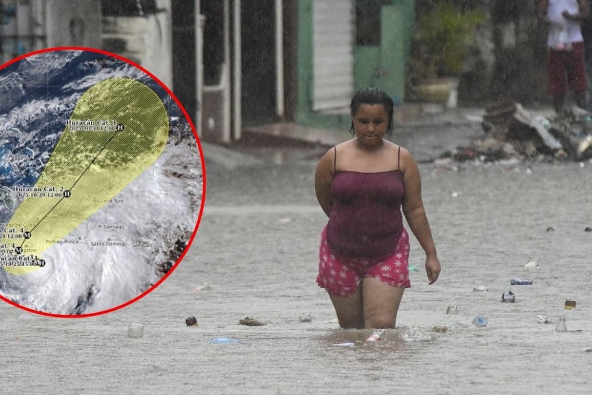 La tormenta tropical Melissa se convierte en huracán categoría 1 y amenaza con fuertes lluvias e inundaciones en el Caribe