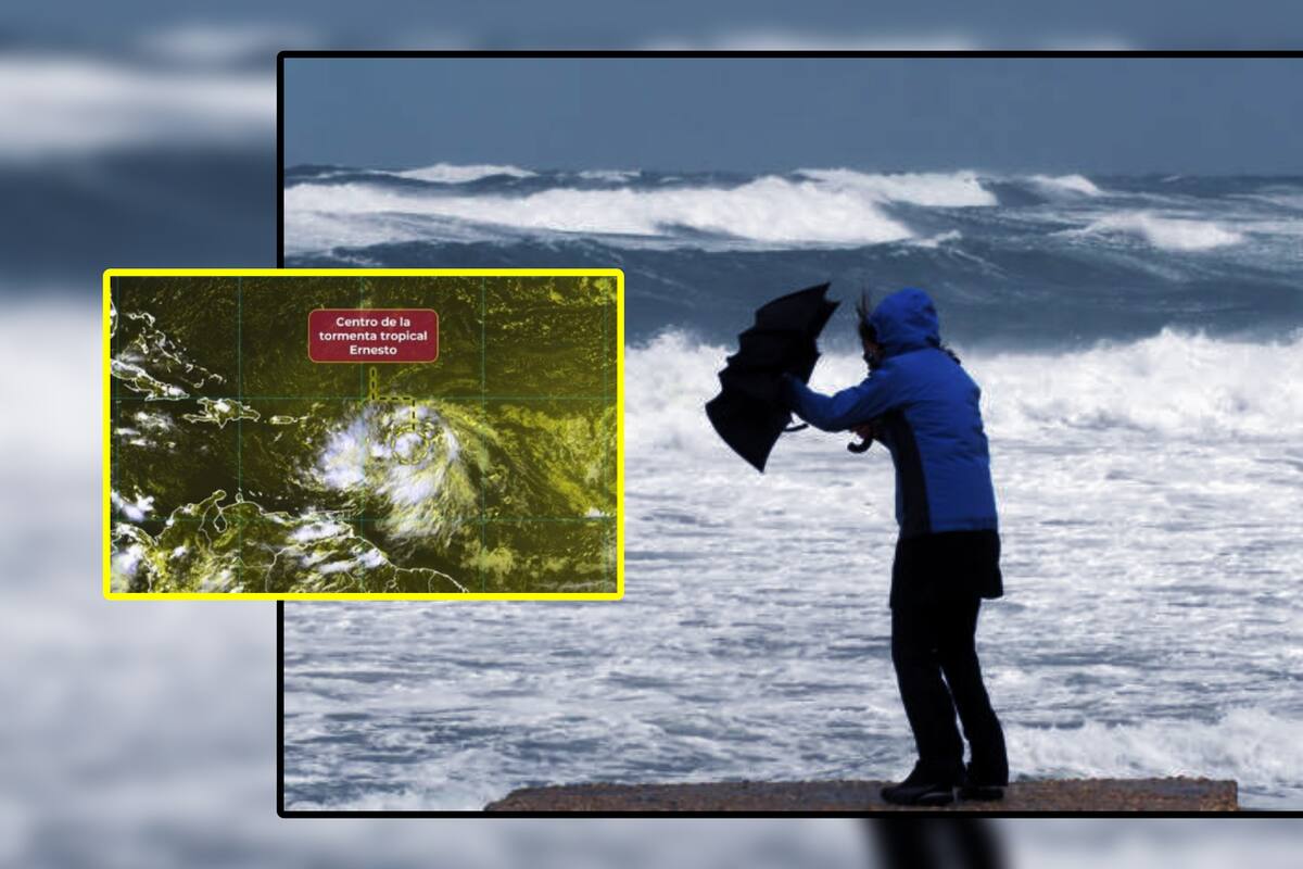 Tormenta tropical Ernesto se forma en el Atlántico: ¿Traerá lluvias a México?