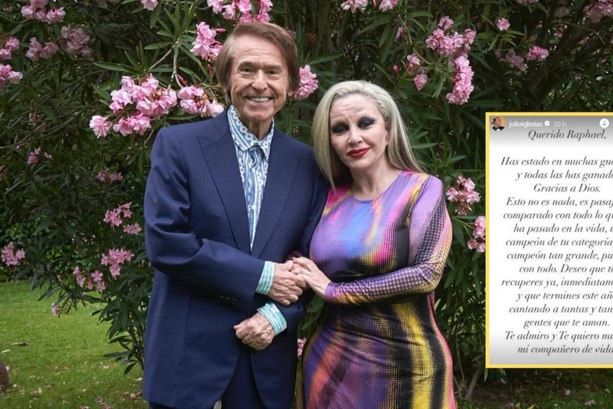 Artistas muestran su apoyo a Raphael en redes sociales