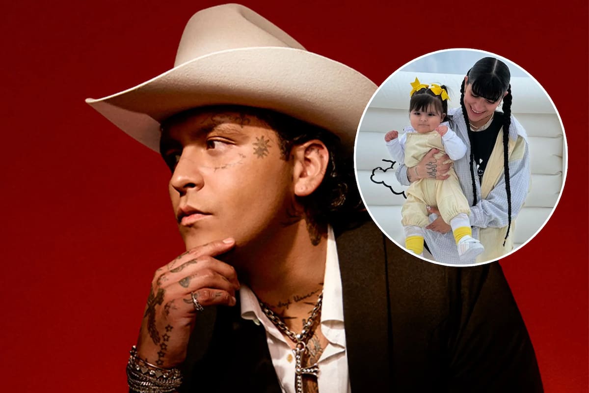 Christian Nodal busca darle nacionalidad mexicana a su hija Inti