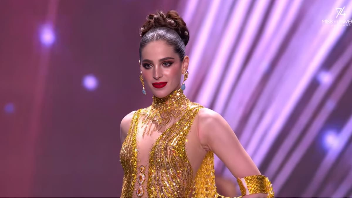 Fátima Bosch cierra las preliminares de Miss Universo con un imponente vestido de gala | Captura de video