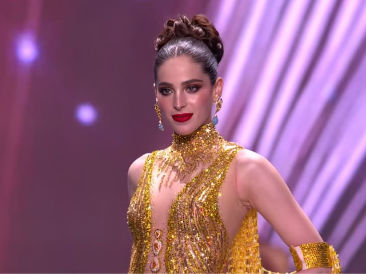 Fátima Bosch cierra las preliminares de Miss Universo con un imponente vestido de gala