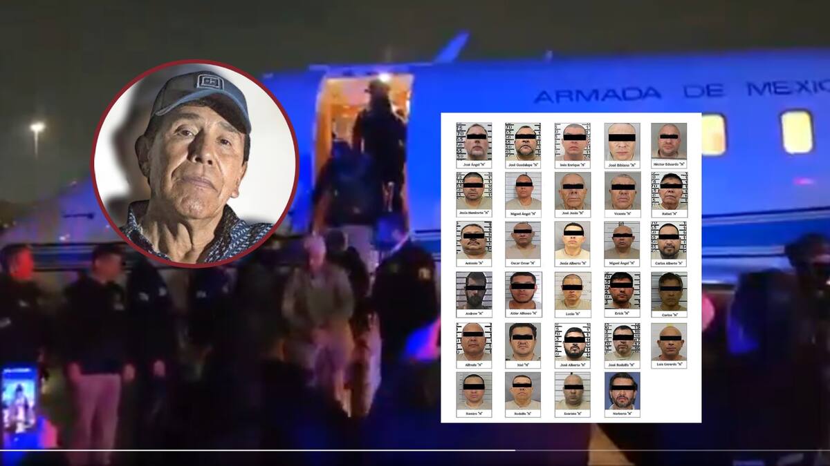 Rafael Caro Quintero y 28 narcos más llegan a México tras la solicitud de extradición de parte de los Estados Unidos.