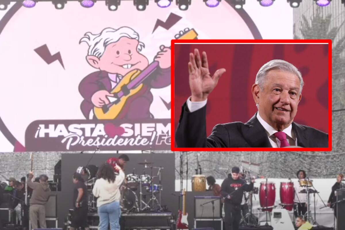 Cientos de personas se reunen para el AMLOFest, un festival de despedida para Andrés Manuel López Obrador