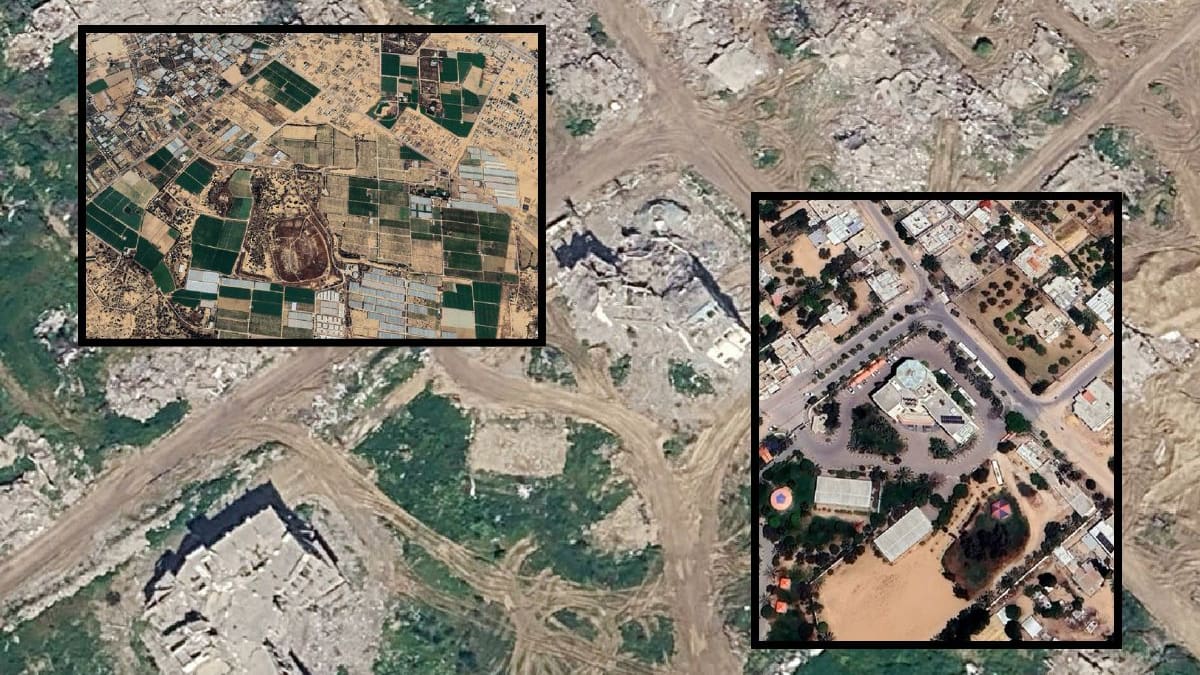 Imágenes satelitales de Google Earth revelan que cementerios, universidades y barrios enteros de Gaza han desaparecido del mapa tras la ofensiva militar israelí