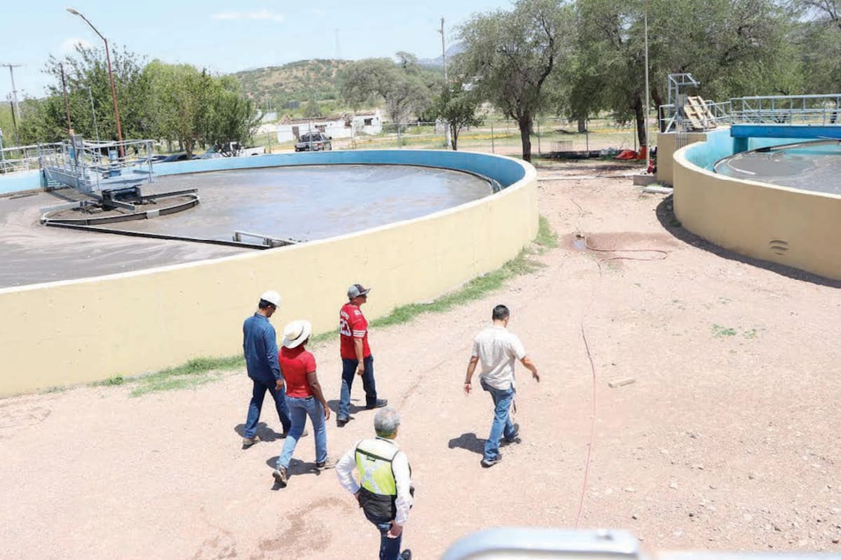 Cónsul de EEUU supervisa planta Tratadora de Aguas Residuales “Los Alisos” en Nogales
