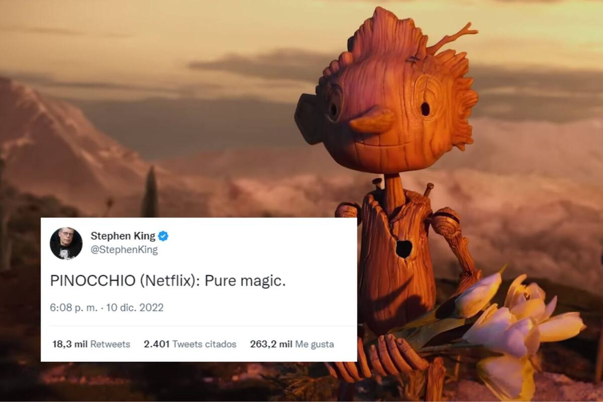Stephen King y otros artistas estuvieron halagando la nueva creación de Guillermo del Toro “Pinocho”