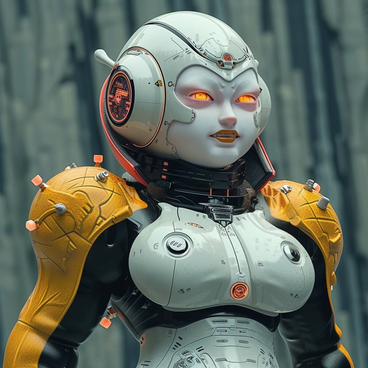 La maldad se refleja en cada detalle de la recreación del Androide 19, cortesía de la imaginación de la IA