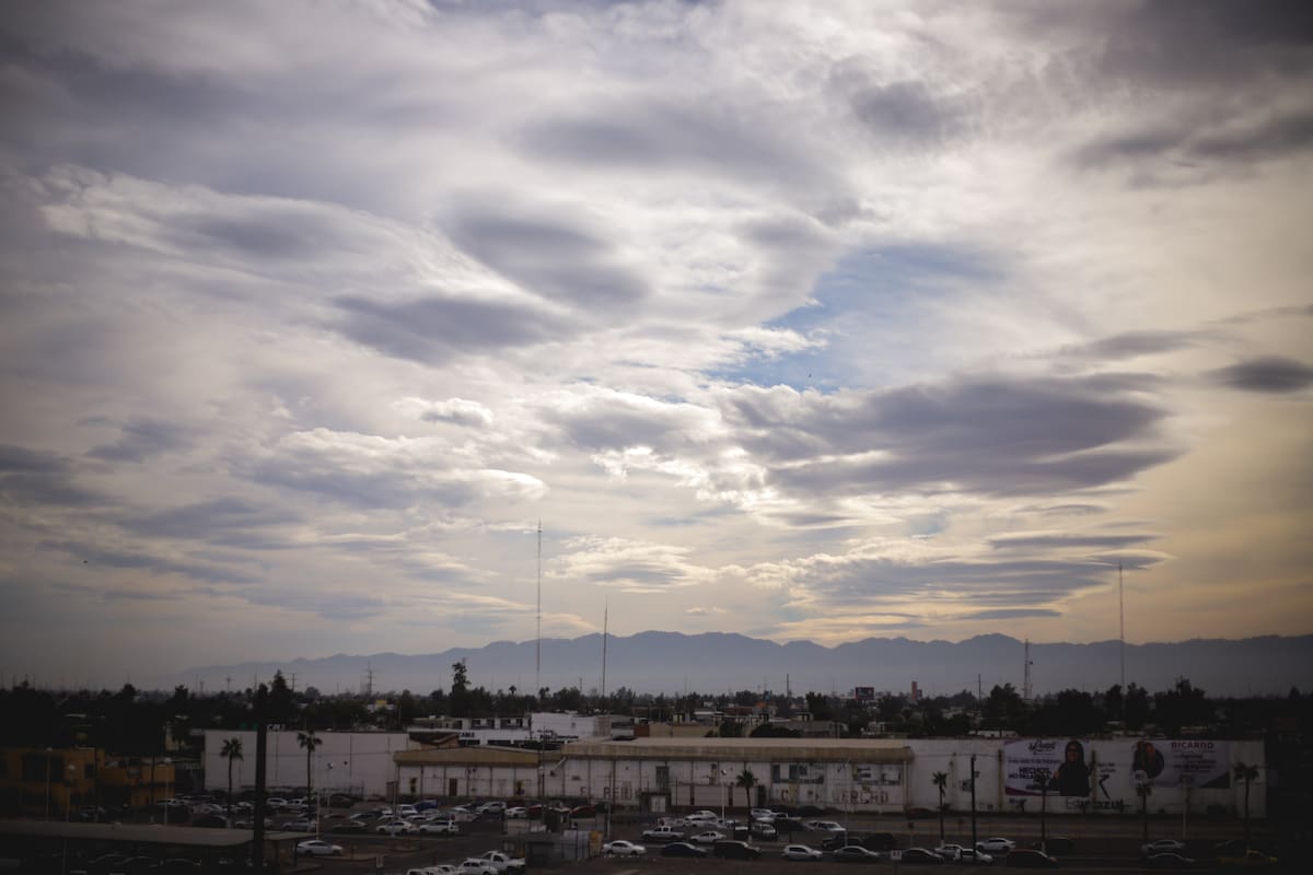 Hasta 40% de probabilidad de lluvias este lunes en Mexicali