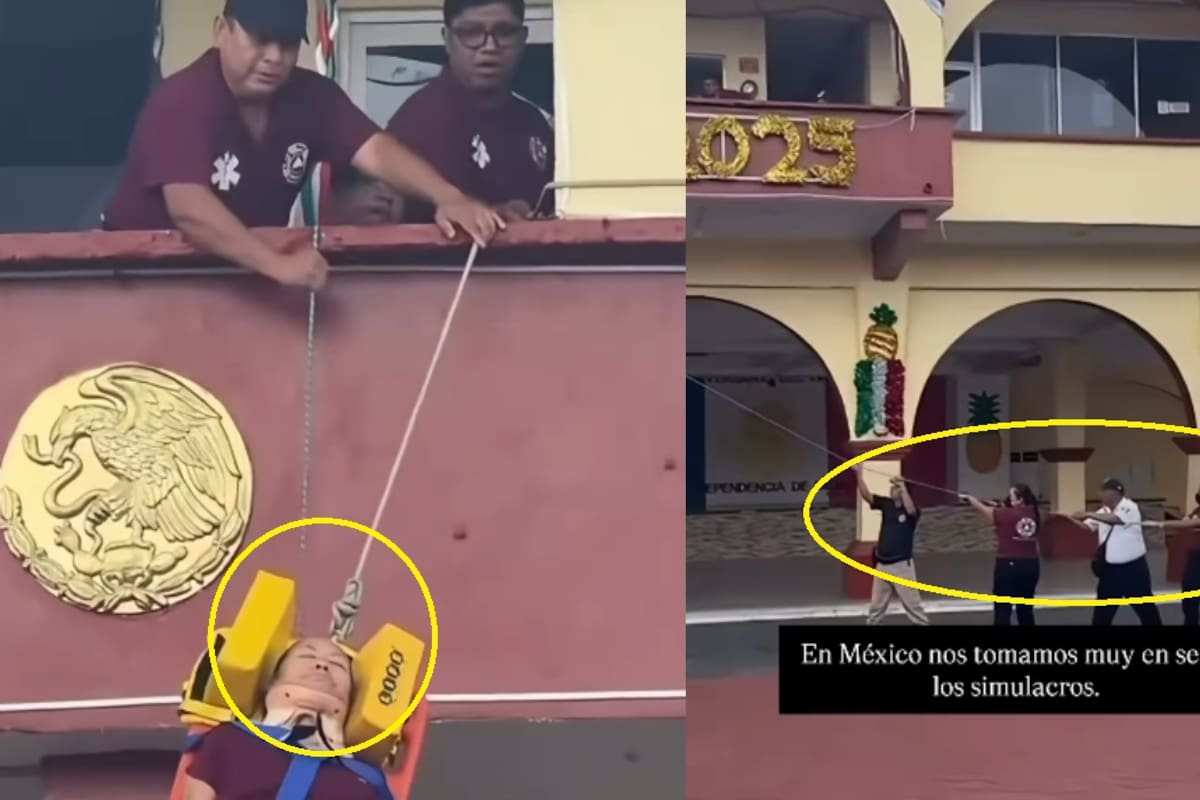 “La señora parecía una piñata en lugar de una paciente en apuros”: simulacro mal hecho se vuelve viral en redes sociales