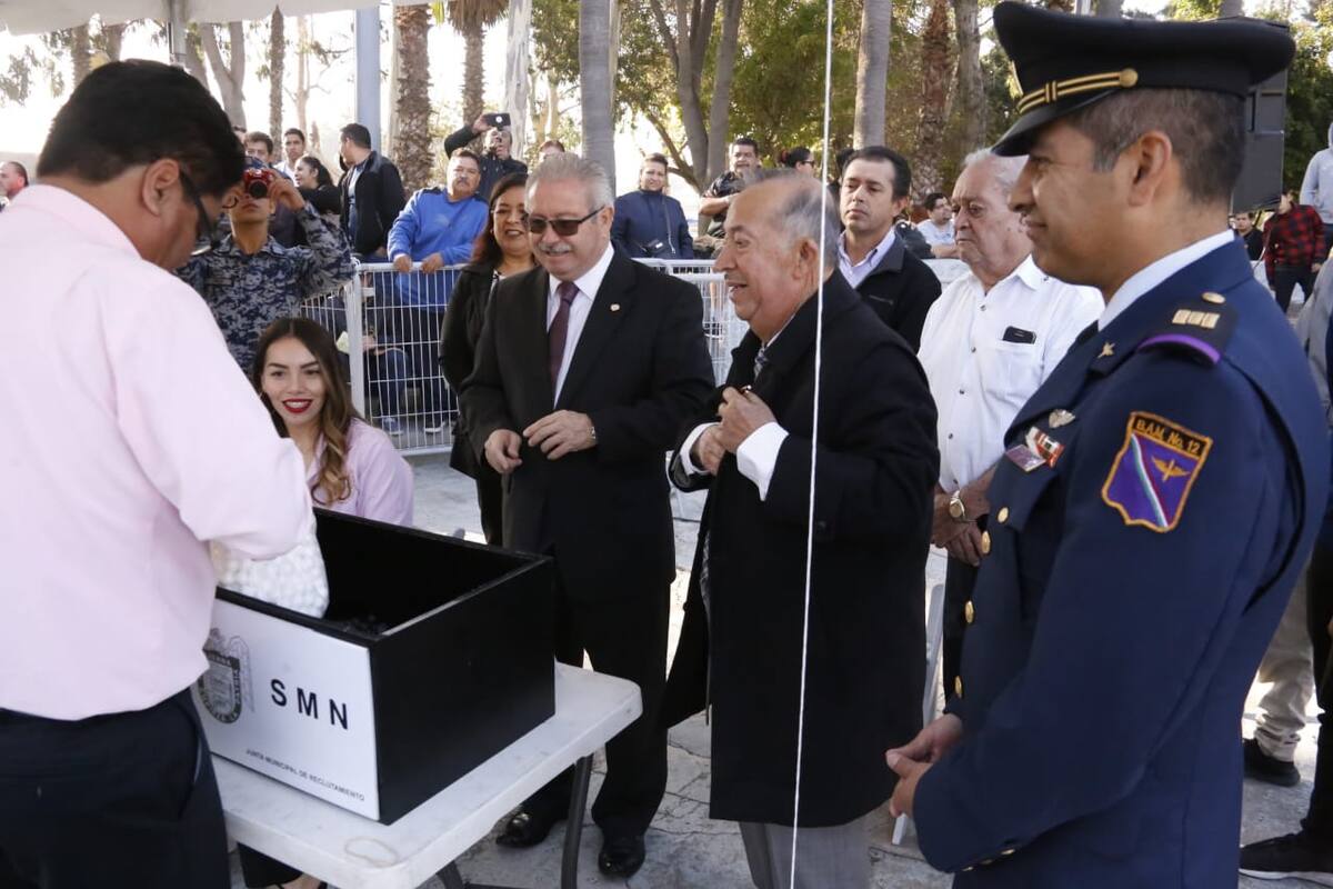 Realizan Sorteo del Servicio Militar Nacional