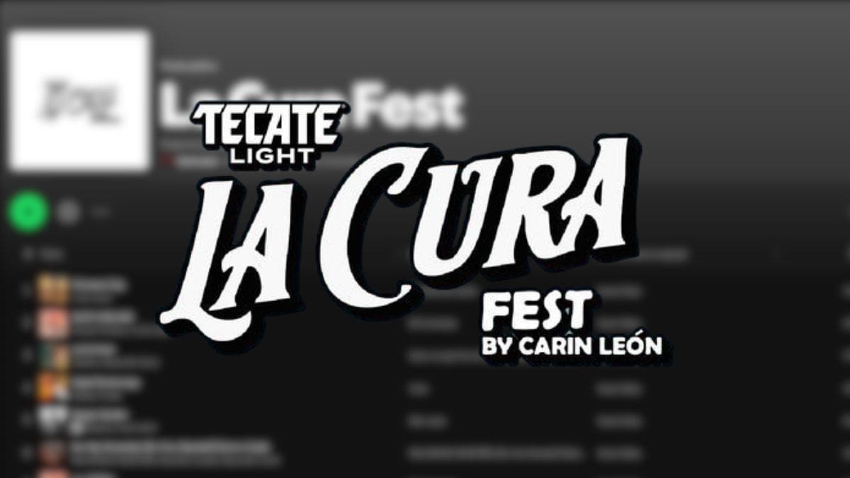 Carín León compartió en redes sociales una playlist especial para que los fans se preparen rumbo a La Cura Fest.