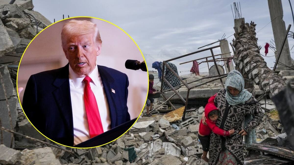 Donald Trump dice que palestinos no podrían regresar a Gaza / Especial