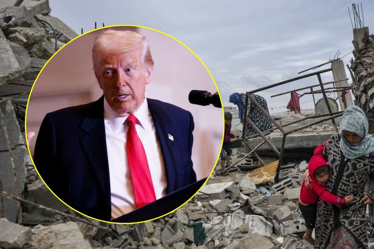 Trump dice que palestinos no podrían regresar a Gaza tras su salida, según su plan