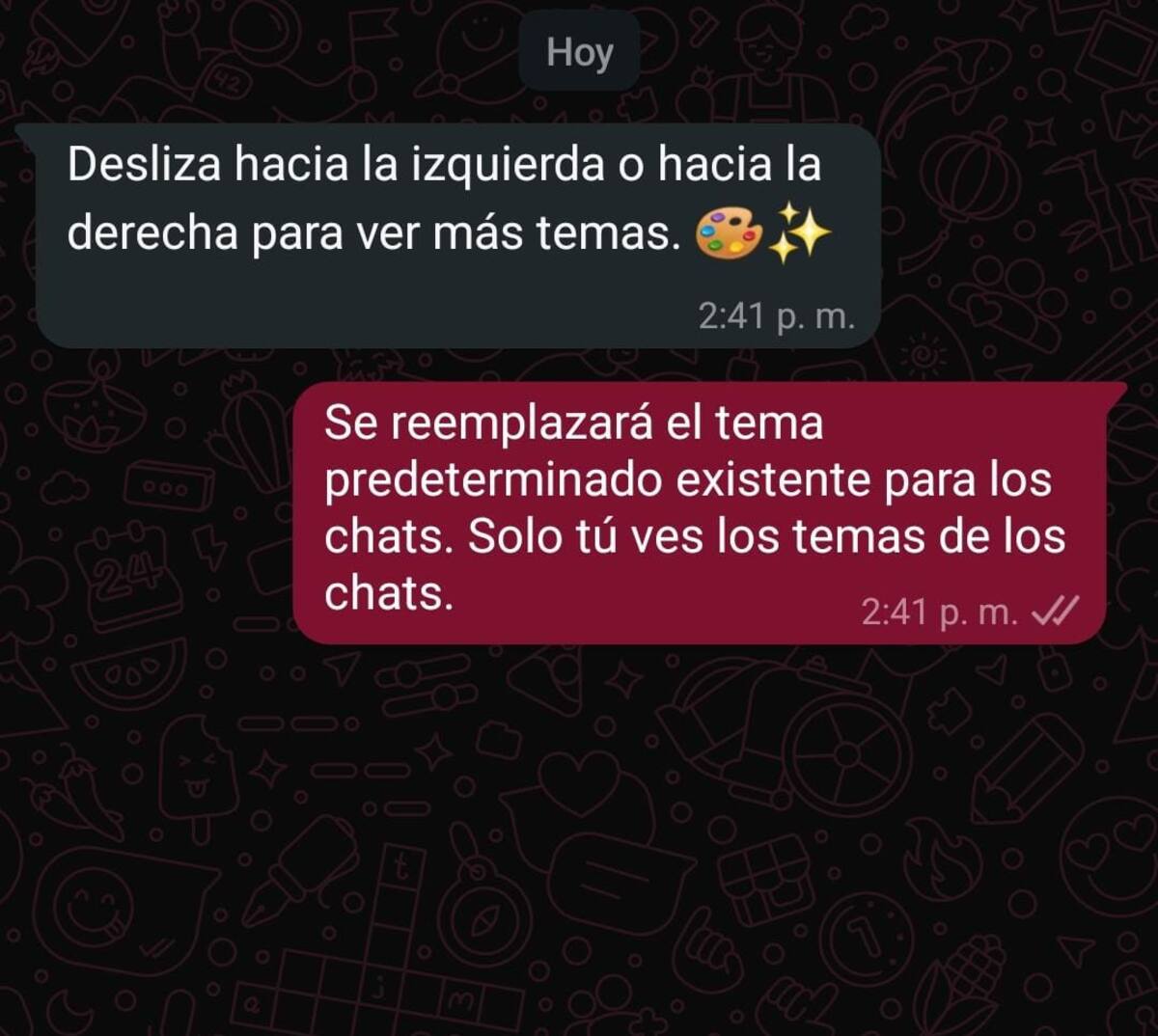 Imagen tomada de Whatsapp