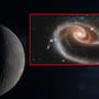 Así es la “rosa” cósmica en el espacio llamada Arp 273, que formaron dos galaxias a 300 millones de años luz
