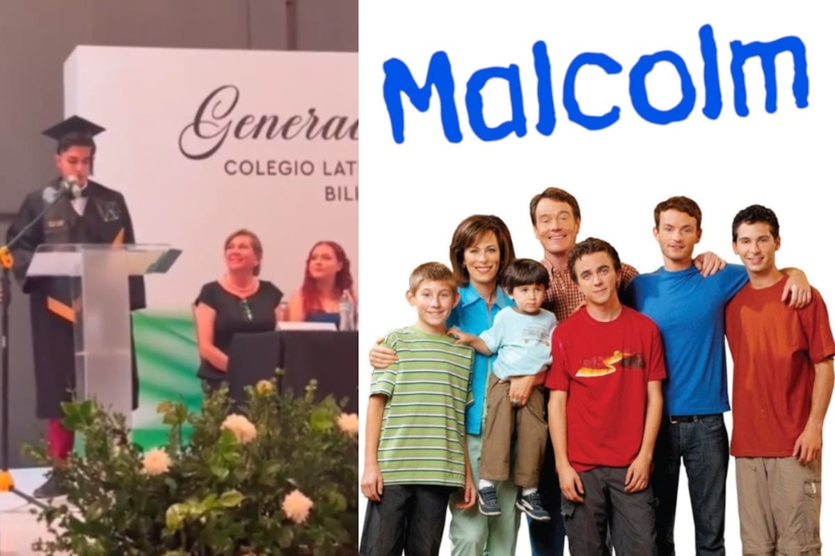 Joven graduado del Colegio Latinoamericano Bilingüe en Chihuahua se vuelve viral por plagiar discurso de Malcolm, de la serie Malcolm el de en medio