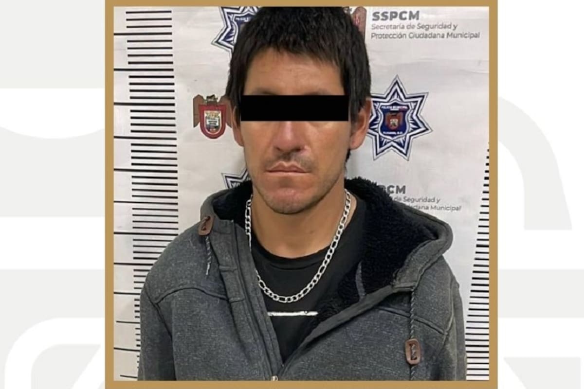 Aseguran a sujeto con arma de utilería