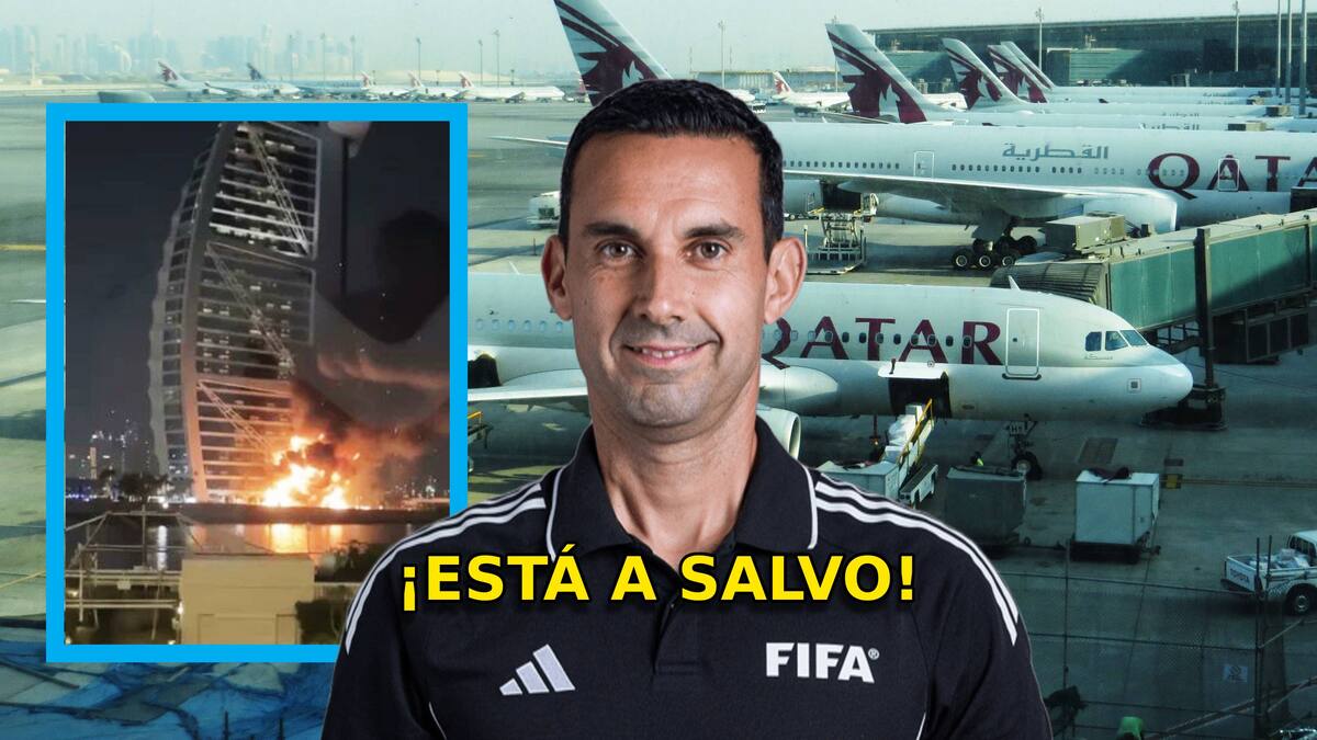 César Arturo Ramos se refugió en Catar tras bombardeos en Medio Oriente; el árbitro mexicano fue desviado en pleno vuelo Dubái–Dallas por el conflicto entre Israel e Irán