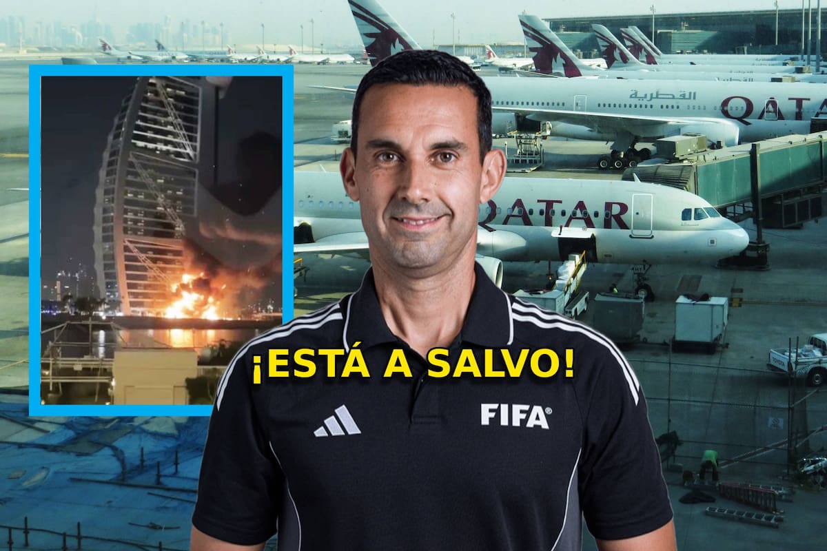 César Arturo Ramos se refugió en Catar tras bombardeos en Medio Oriente; el árbitro mexicano fue desviado en pleno vuelo Dubái–Dallas por el conflicto entre Israel e Irán