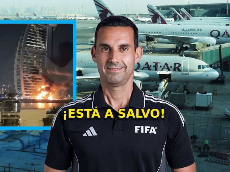 César Arturo Ramos se refugió en Catar tras bombardeos en Medio Oriente; el árbitro mexicano fue desviado en pleno vuelo Dubái–Dallas por el conflicto entre Israel e Irán