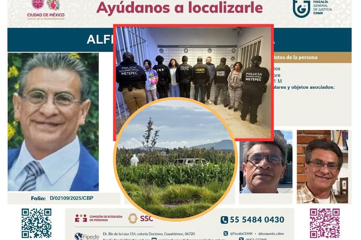 Hallan muerto a Alfredo Domínguez, hombre desaparecido hace 15 días en Toluca