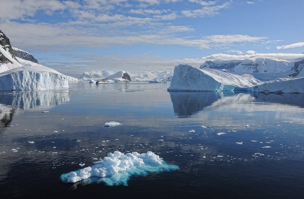 Fotografía ilustrativa de la Antártica. Foto: Pixabay