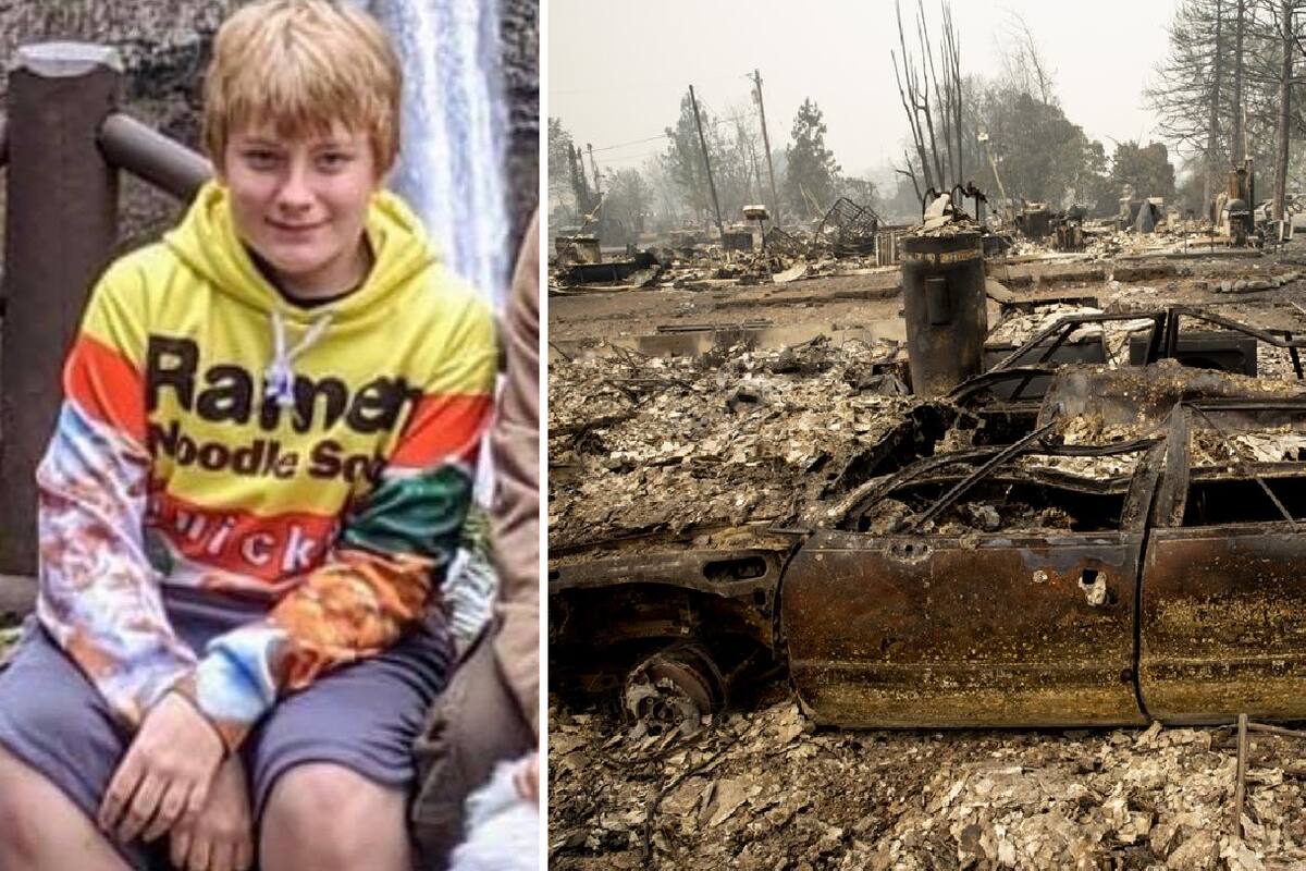 Incendio en Oregon: Hallan a niño y perro muertos, acurrucados entre sí