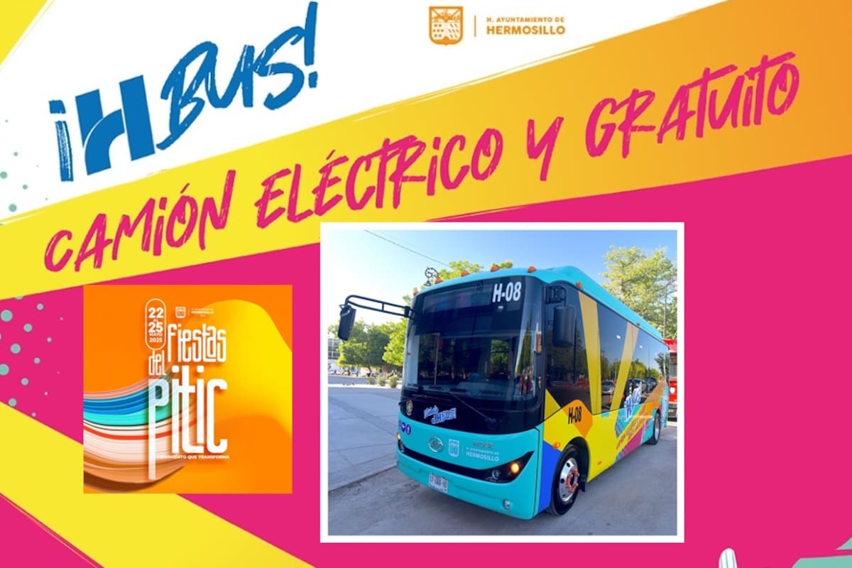 Fiestas del Pitic 2025: aprovecha el transporte gratuito HBus entre escenarios