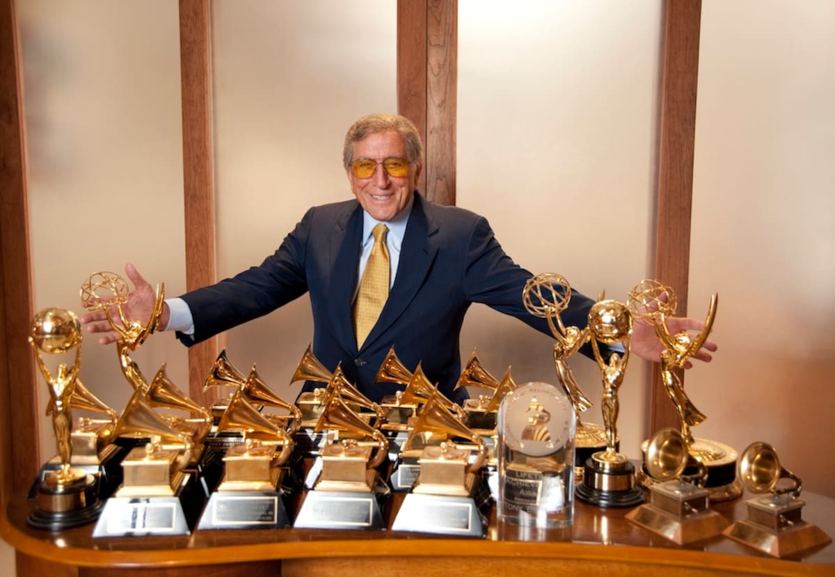 Tony Bennett. Cantante de jazz y pop tradicional con 19 Grammys en su carrera