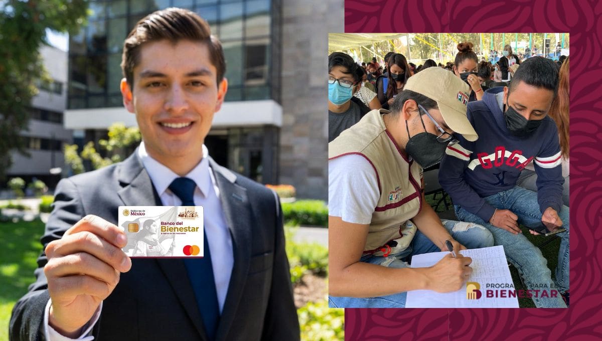 Los jóvenes reciben un apoyo económico mensual, equivalente a un salario mínimo, además de seguridad social y capacitación laboral