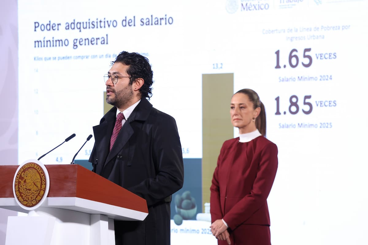 Marath Baruch Bolaños, secretario del Trabajo y Previsión Social de México. | Crédito: Presidencia