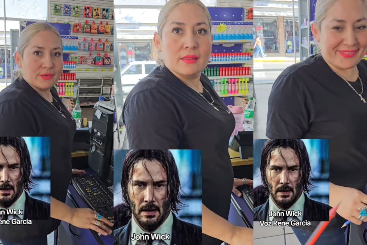 Hombre pide un lápiz en la papelería imitando la voz de John Wick y asusta a la encargada