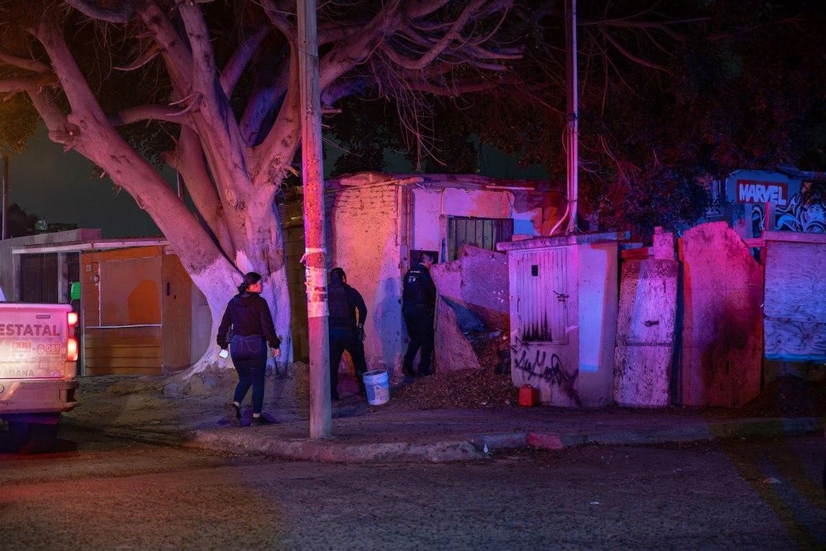 Dos hombres fueron heridos de bala en ataques registrados en las colonias Herrera y Los Lobos, en Tijuana. Foto: Border Zoom