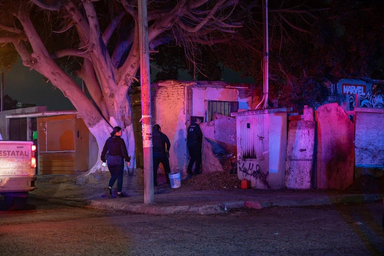 Dos hombres fueron heridos de bala en ataques registrados en las colonias Herrera y Los Lobos, en Tijuana. Foto: Border Zoom