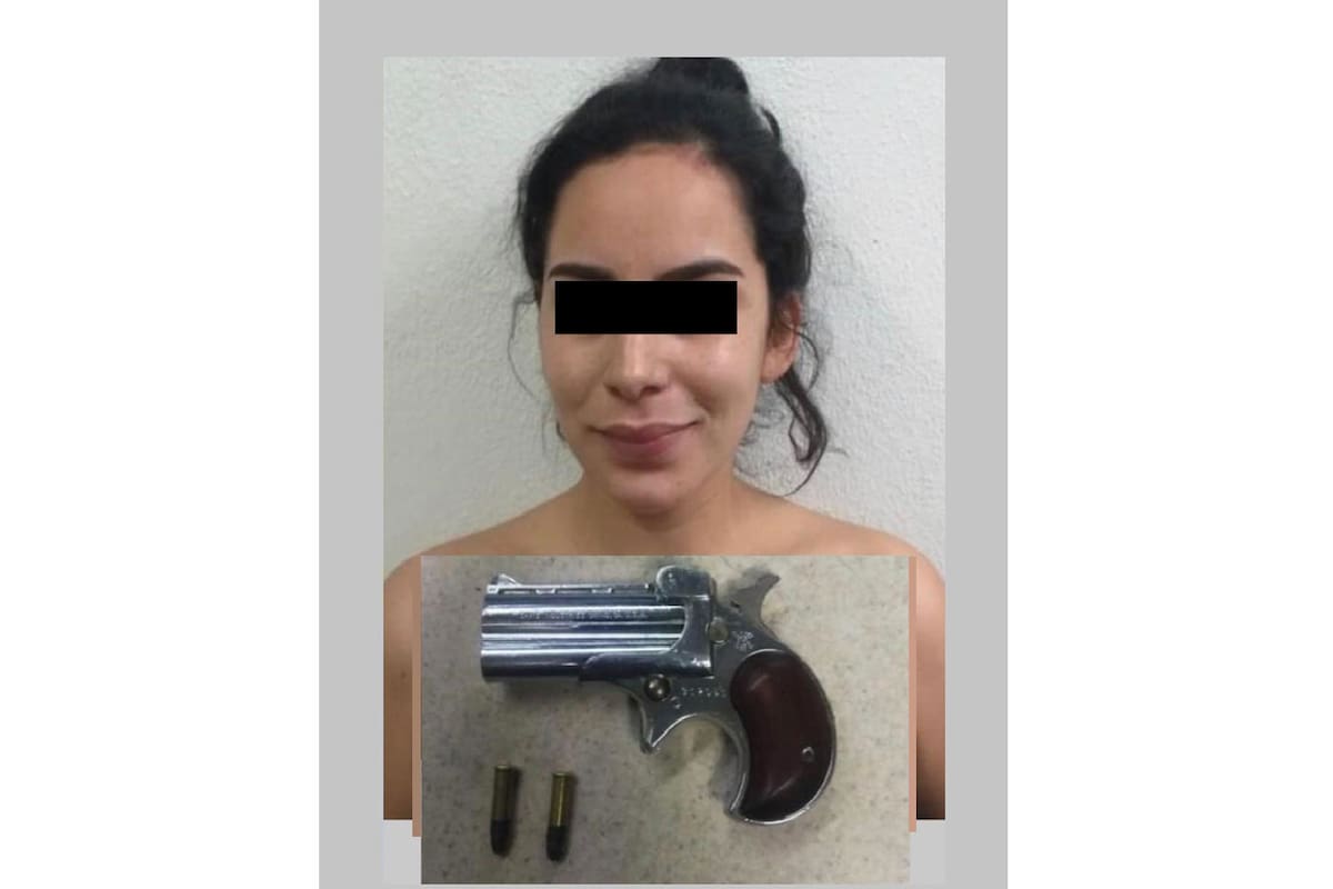 Aseguran en Tijuana a mujer por portar arma de manera ilícita