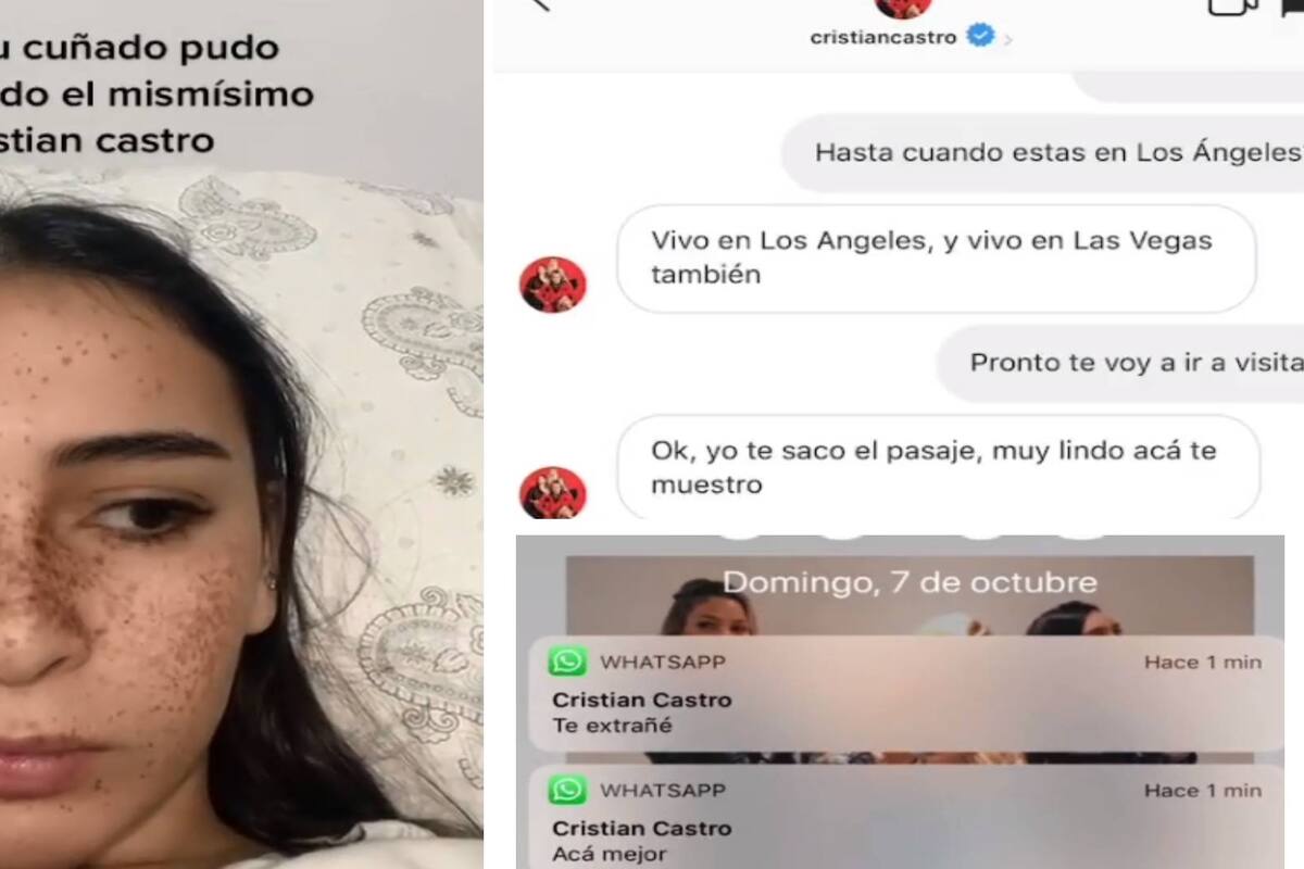 Cristian Castro intenta ligar a una joven por instagram y lo exhibe en redes