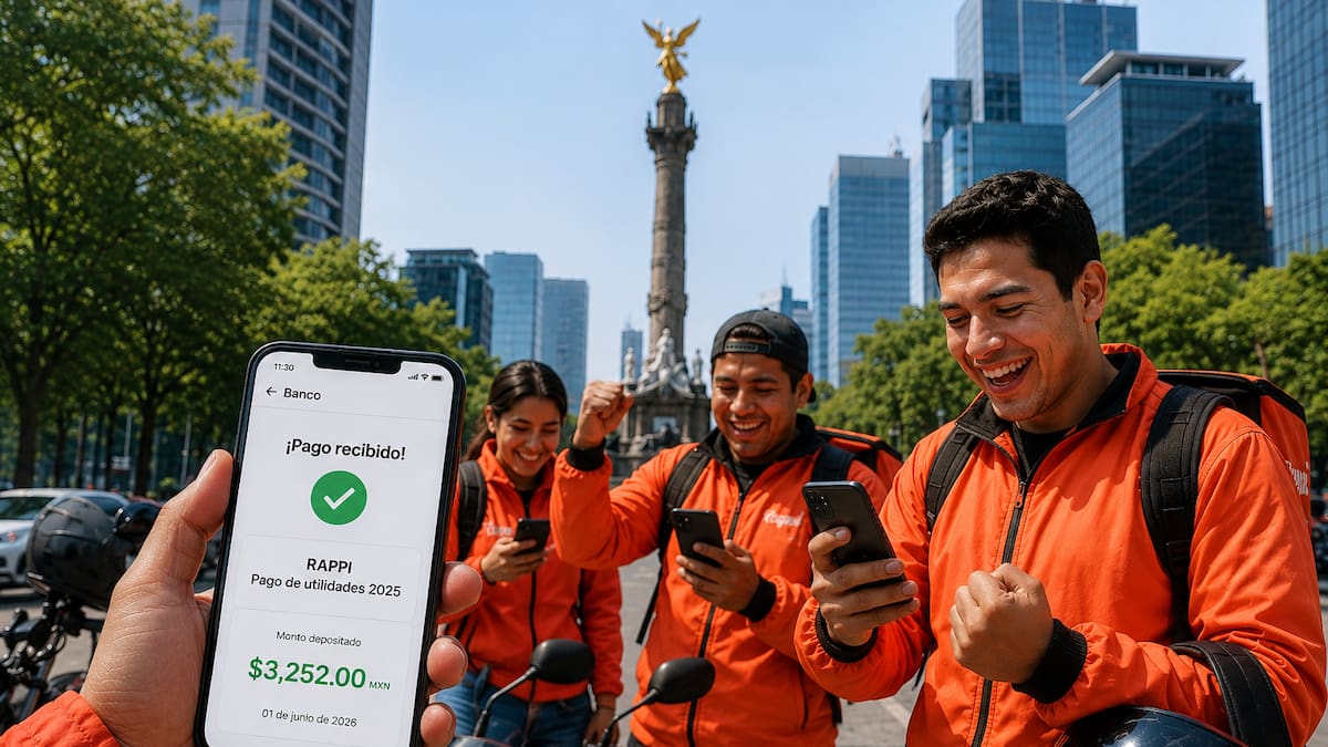 Rappi es la primera empresa de transporte de aplicación en confirmar el pago de utilidades al 30% de sus repartidores, mientras que Didi no dará esta prestación y Uber aún no confirma