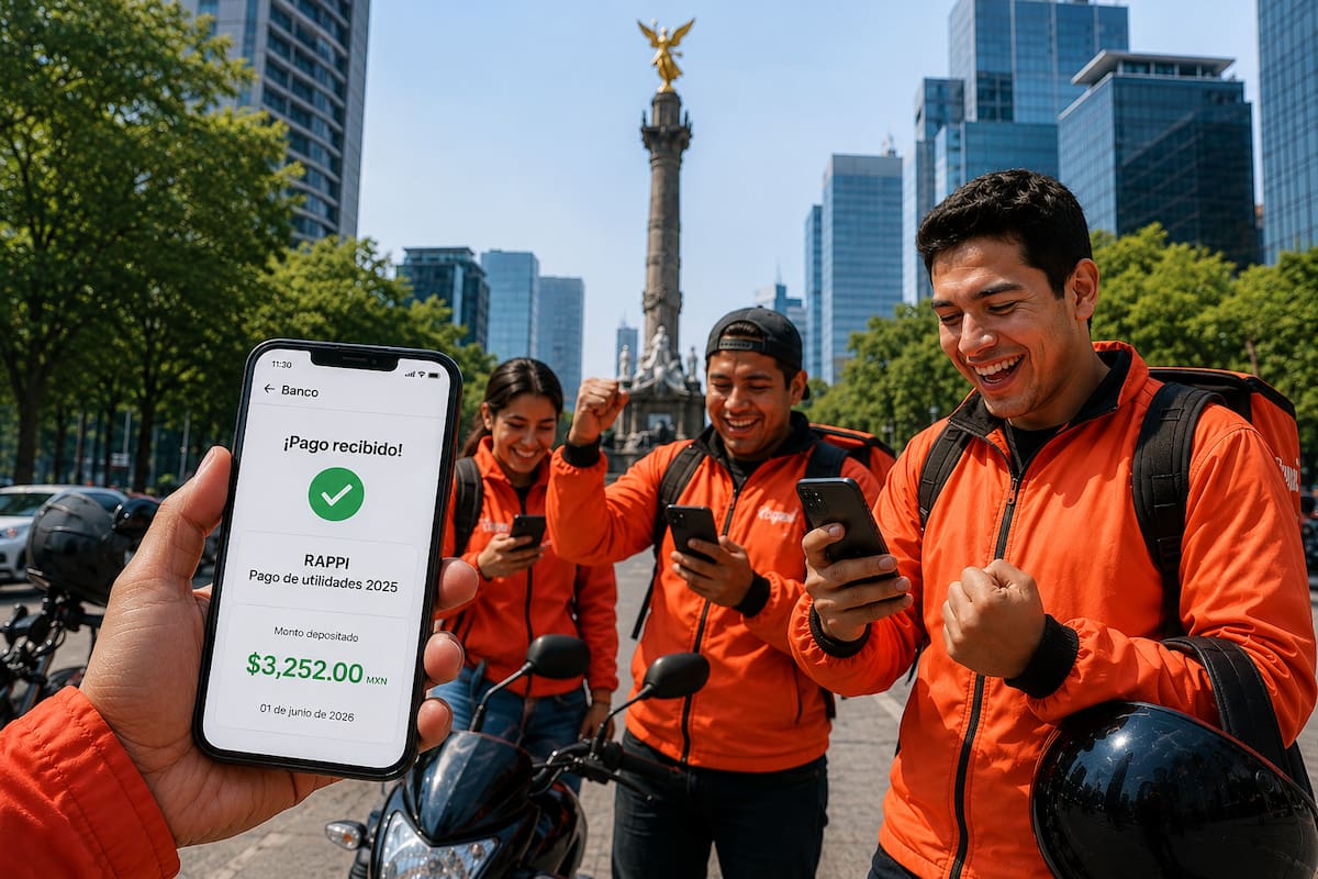 Rappi es la primera empresa de transporte de aplicación en confirmar el pago de utilidades al 30% de sus repartidores, mientras que Didi no dará esta prestación y Uber aún no confirma
