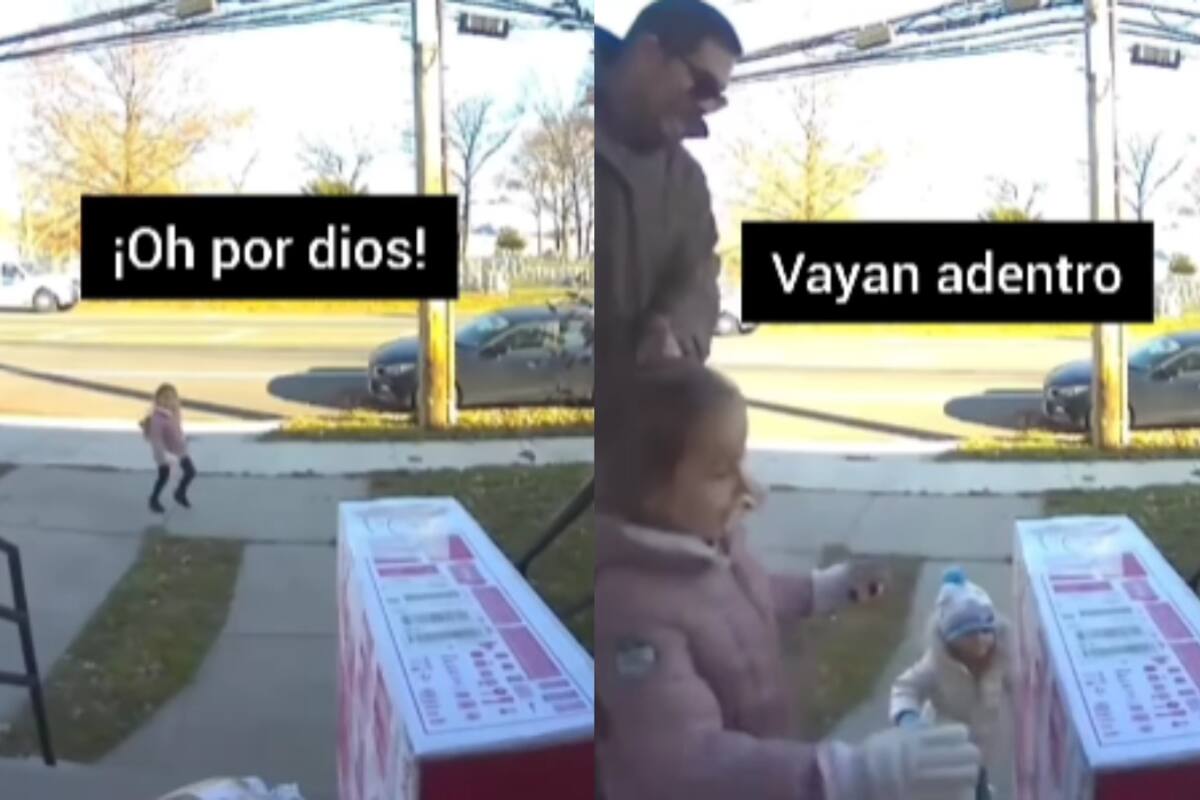 Papá en apuros: repartidores dejan el regalo que sus hijas iban a recibir en Navidad en la puerta de su casa