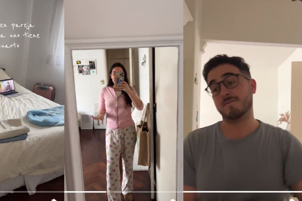 VIRAL: joven muestra en TikTok que vive con su pareja en cuartos separados y genera polémica