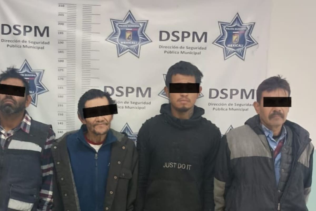 Detienen a cuatro hombres tras activarse alarma en casa de cambio del Ex Ejido Coahuila
