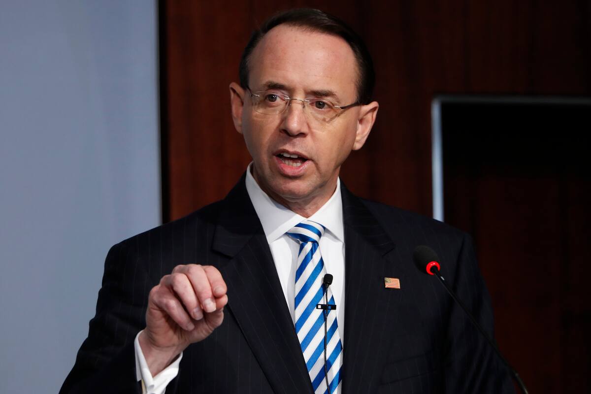Vicefiscal general Rod Rosenstein renuncia